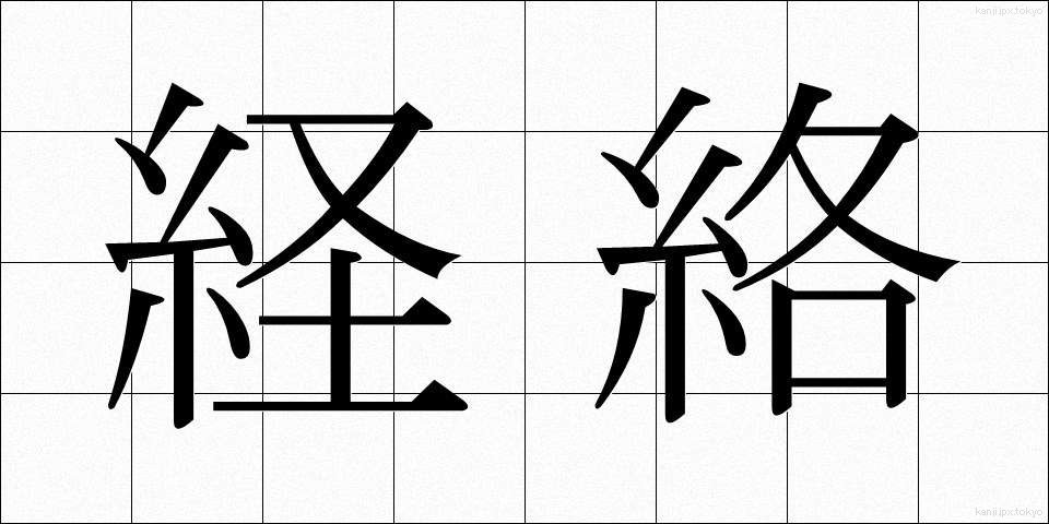 経絡 (けいらく)