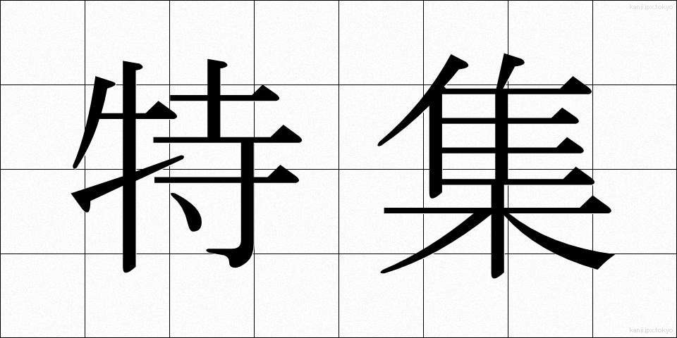 特集 (とくしゅう)