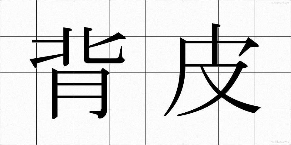 背皮 (せひ)
