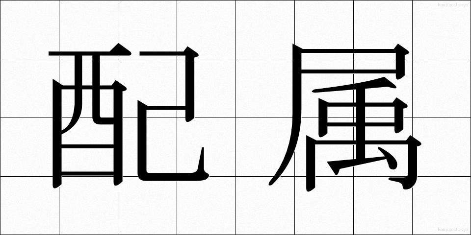 配属 (はいぞく)