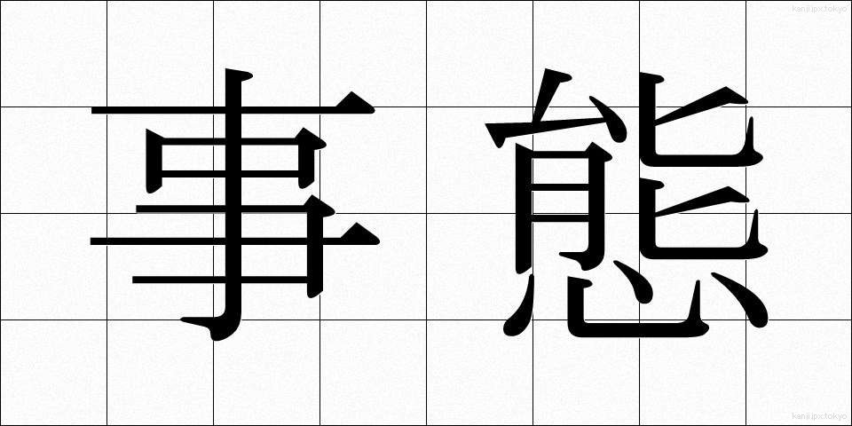 事態 (じたい)