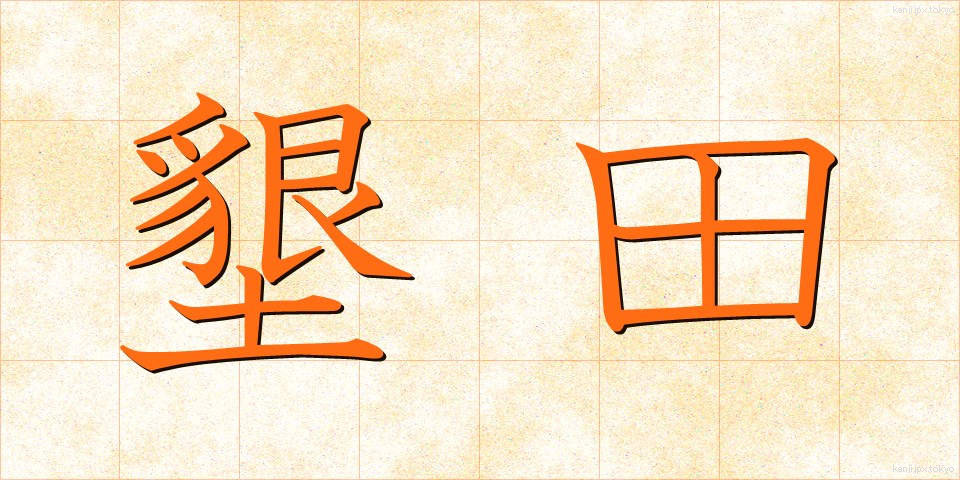 墾田 (こんでん)