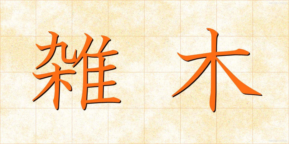 雑木 (ざつぼく)