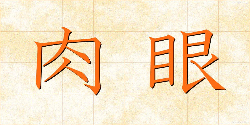 肉眼 (にくがん)