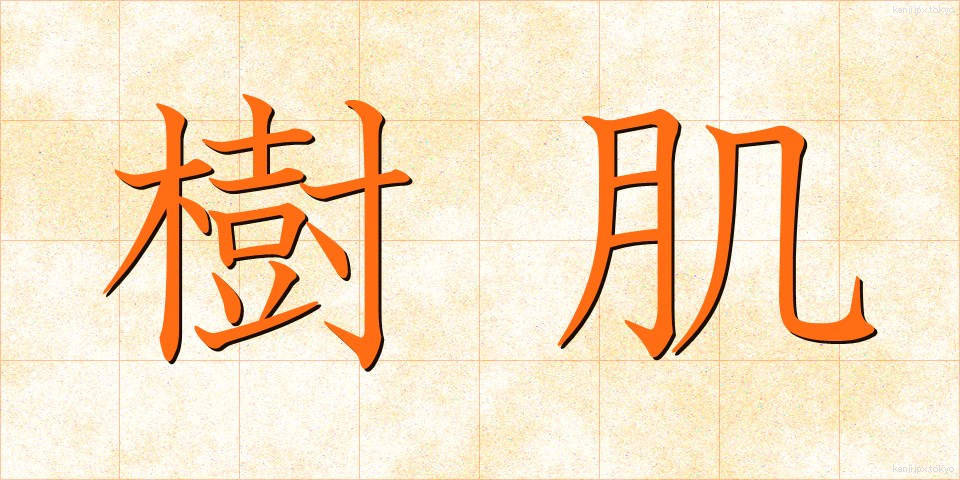 樹肌 (じゅはだ)