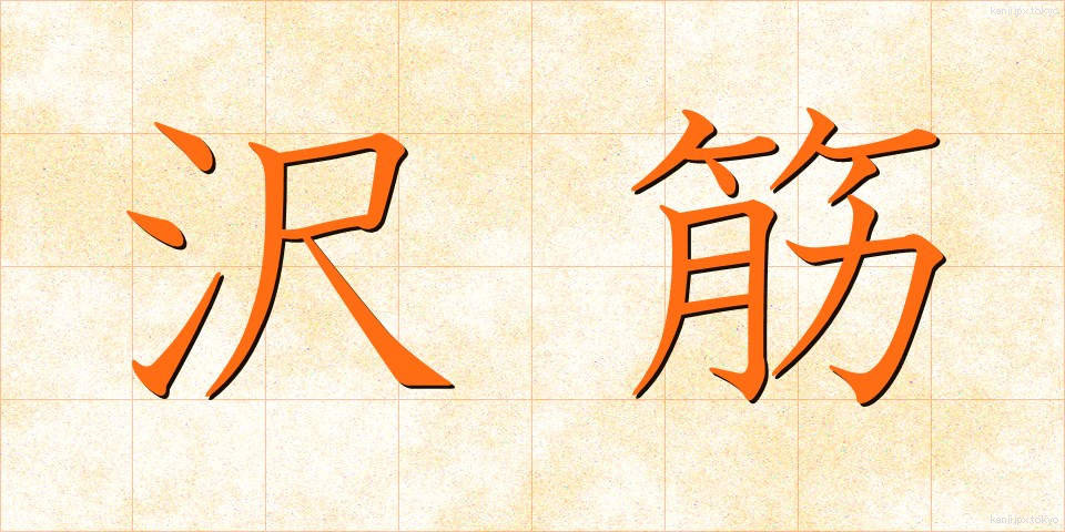 沢筋 (さわすじ)