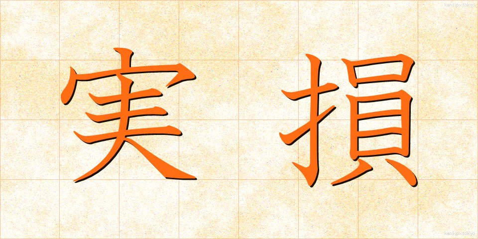 実損 (じっそん)