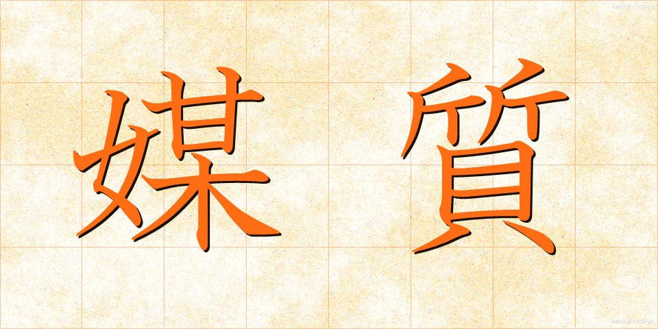 媒質 (ばいしつ)