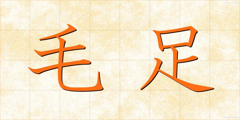 毛足 (もうそく)