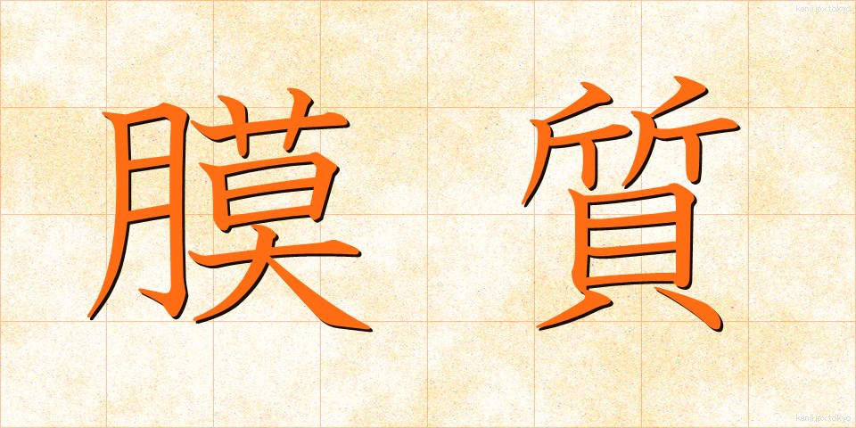 膜質 (まくしつ)