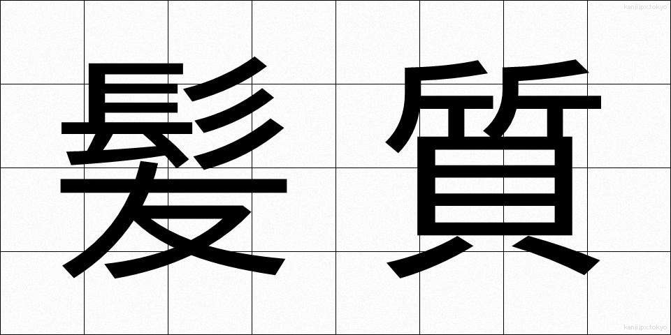 髪質 (かみしつ)