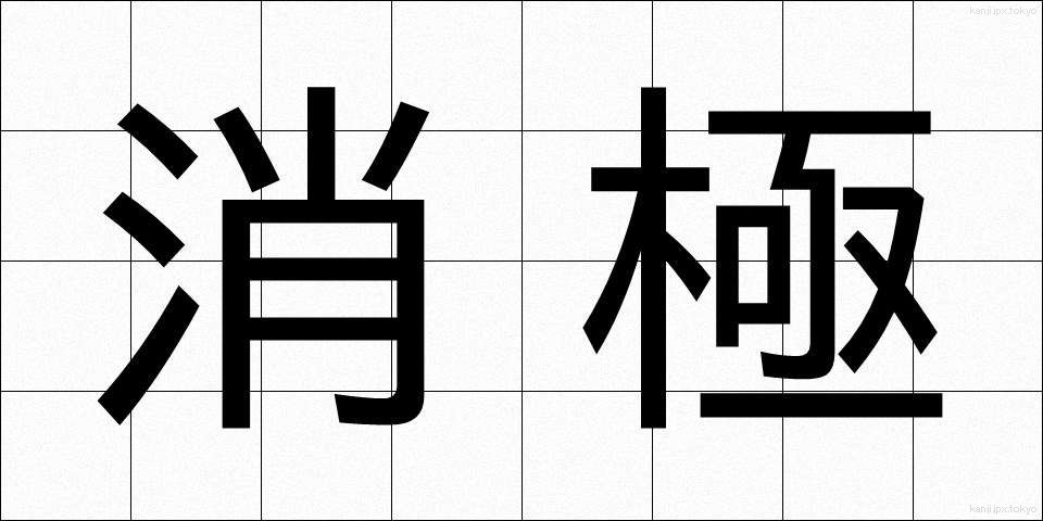 消極 (しょうきょく)