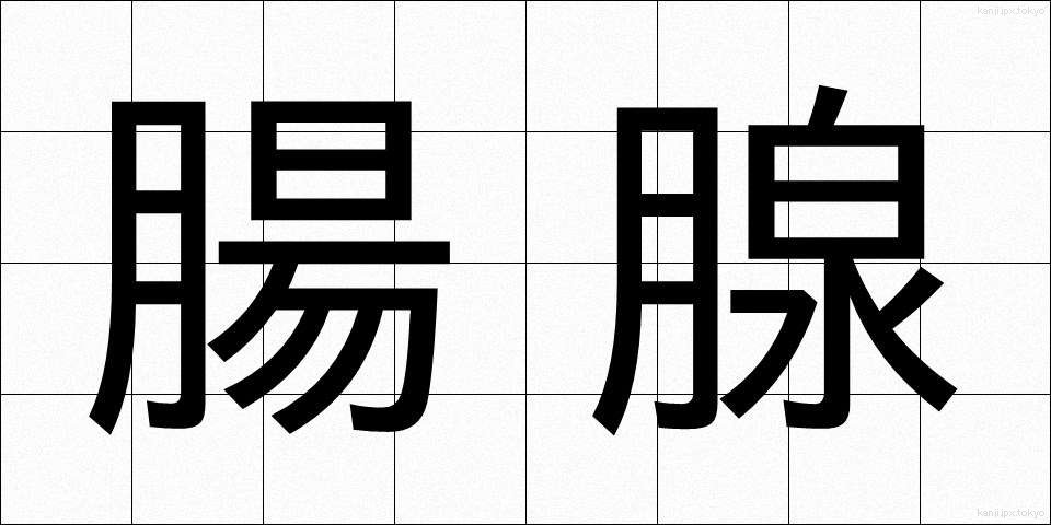 腸腺 (ちょうせん)