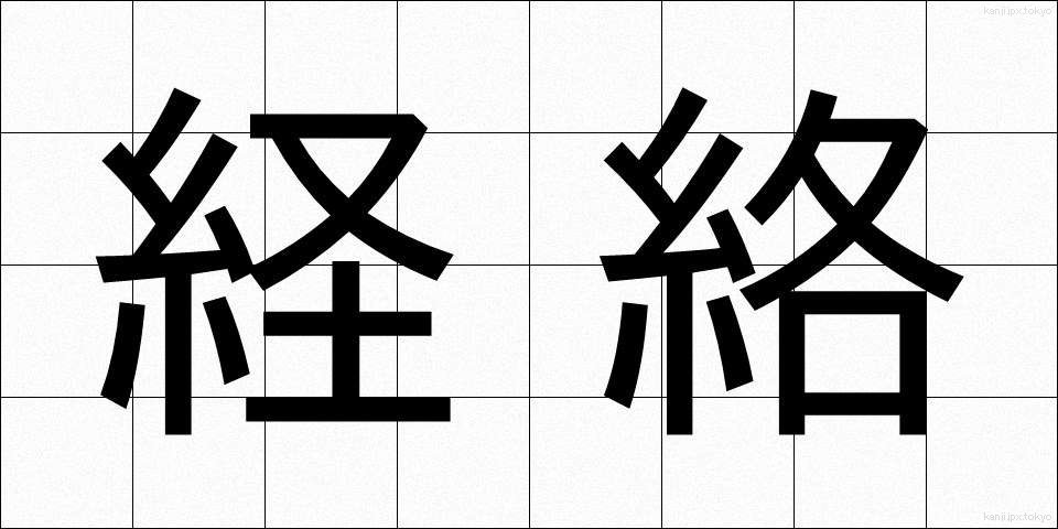 経絡 (けいらく)