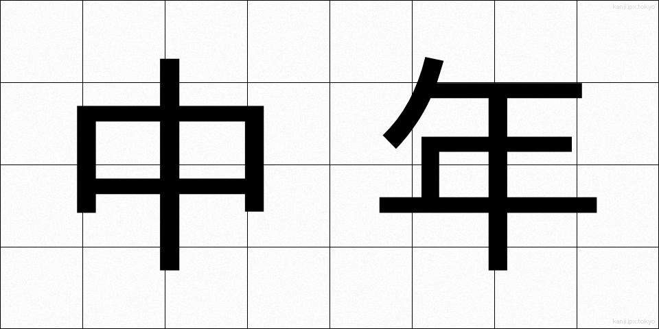 中年 (ちゅうねん)