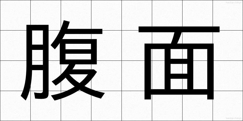 腹面 (ふくめん)