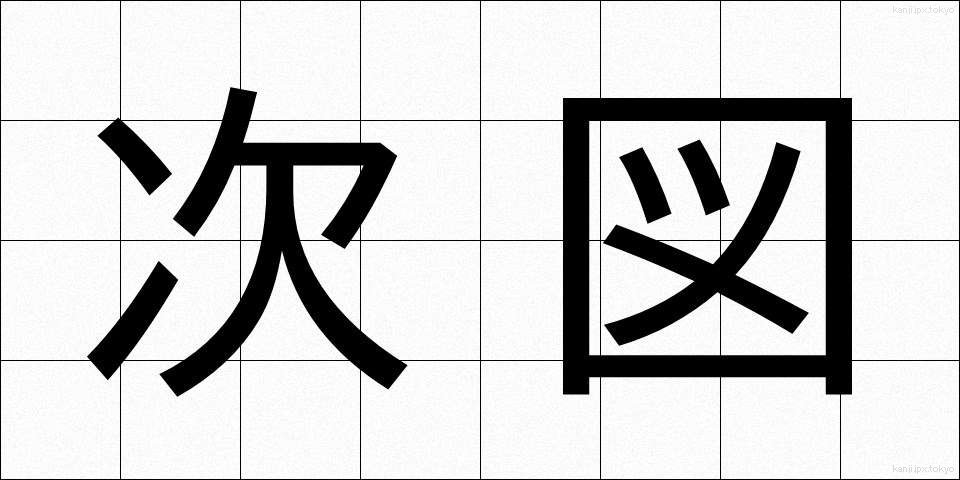 次図 (じず)