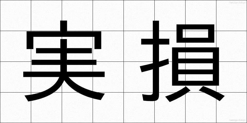 実損 (じっそん)