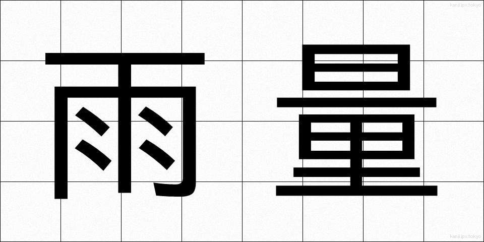 雨量 (うりょう)