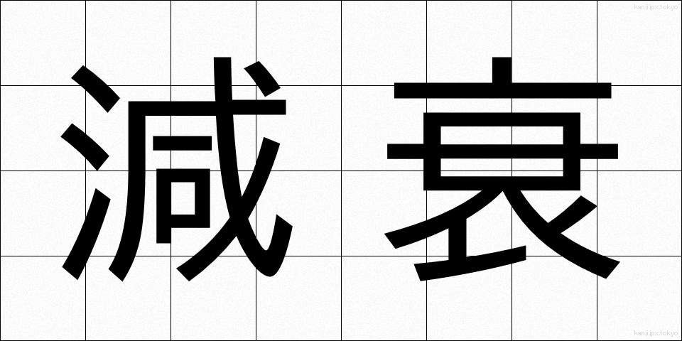 減衰 (げんすい)