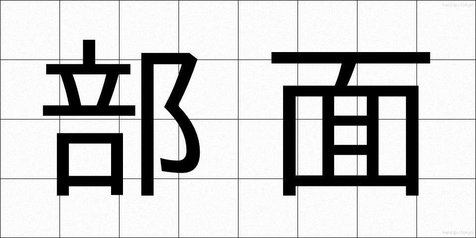 部面 (ぶめん)