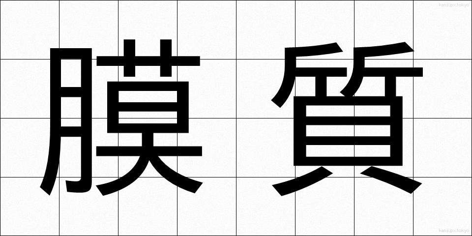 膜質 (まくしつ)