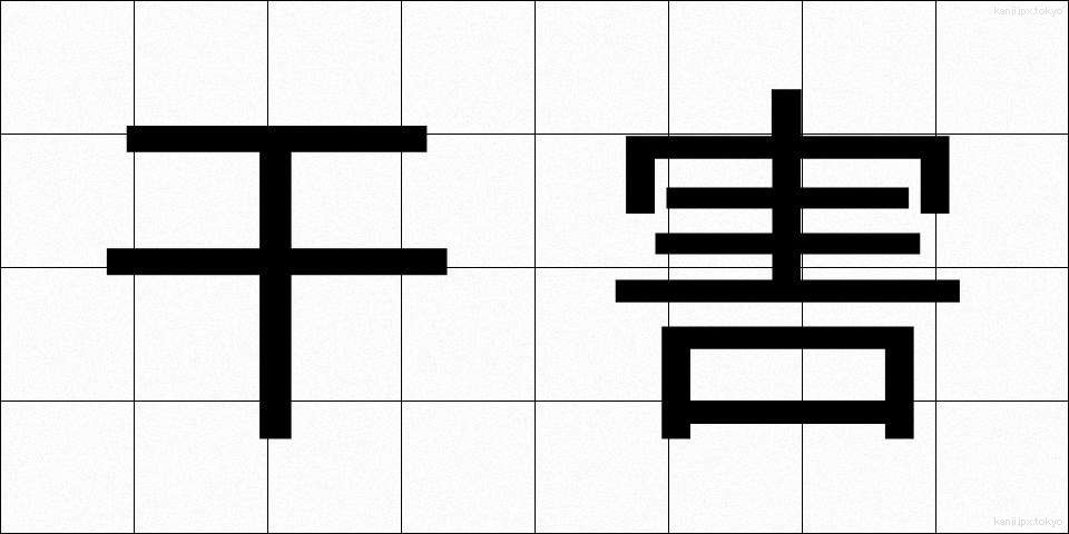 干害 (かんがい)