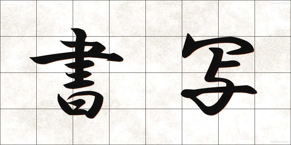 書写 (しょしゃ)