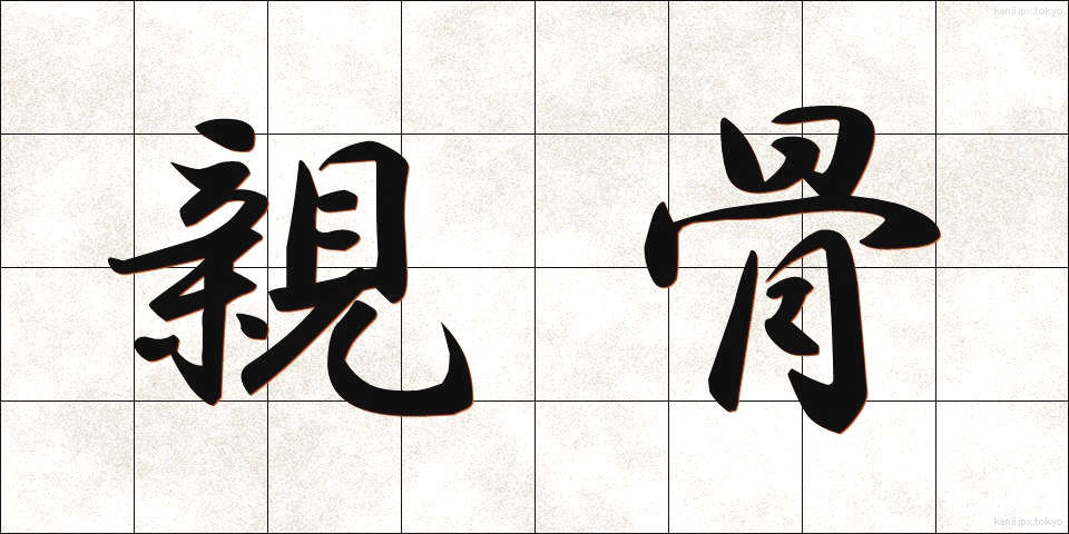 親骨 (おやぼね)