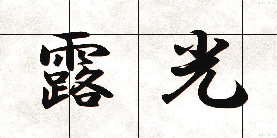 露光 (ろこう)
