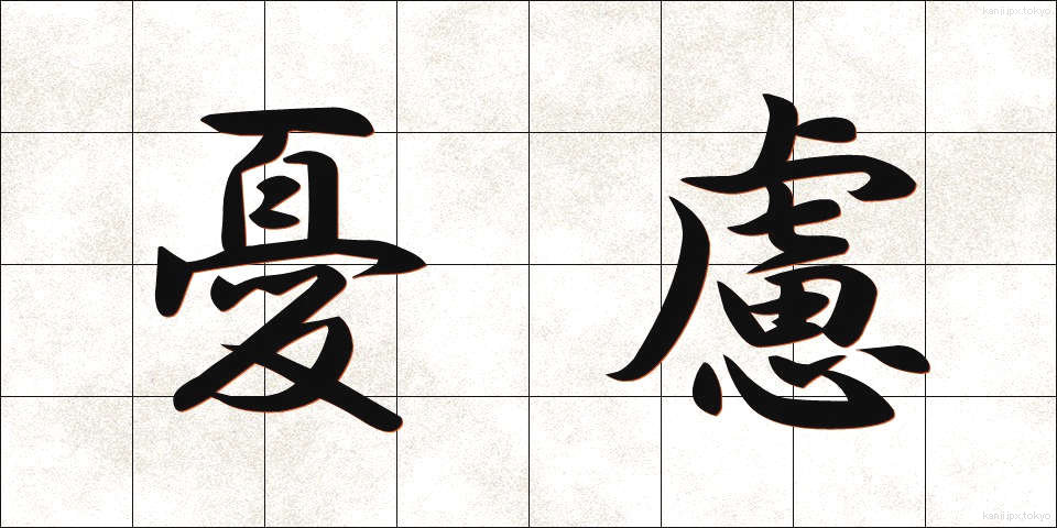 憂慮 (ゆうりょ)