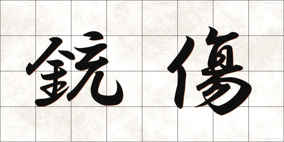 銃傷 (じゅうしょう)