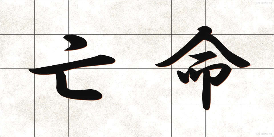 亡命 (ぼうめい)