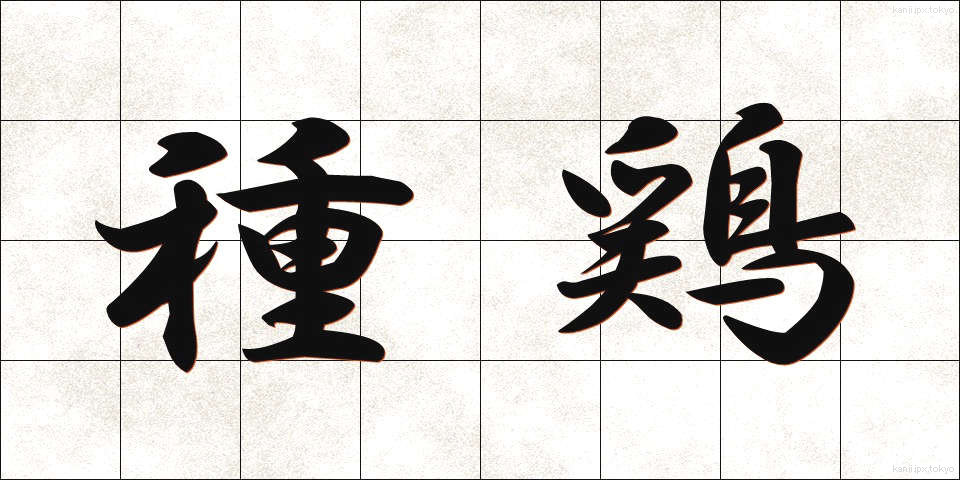 種鶏 (たねにわとり)