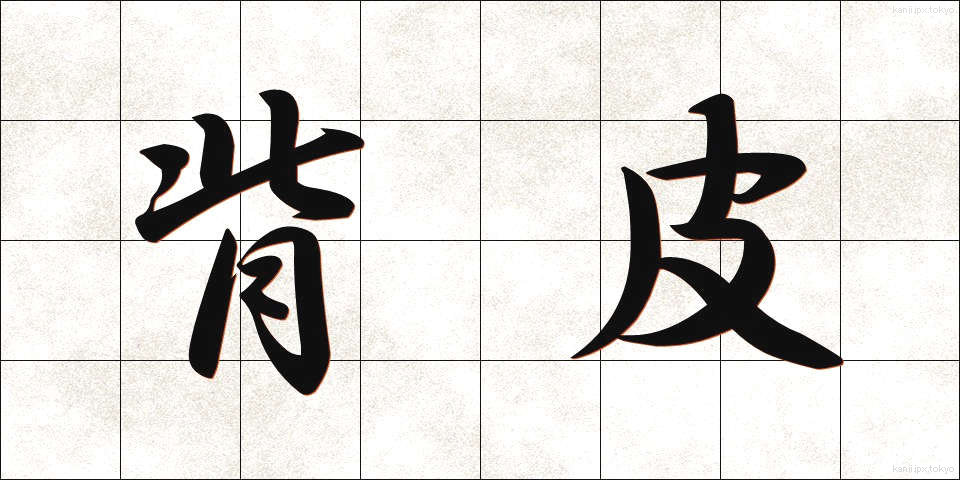 背皮 (せひ)