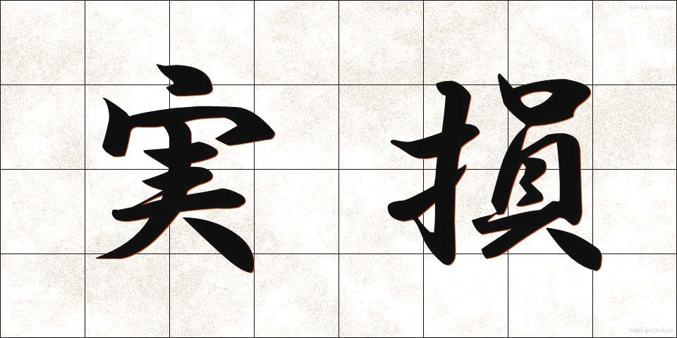 実損 (じっそん)