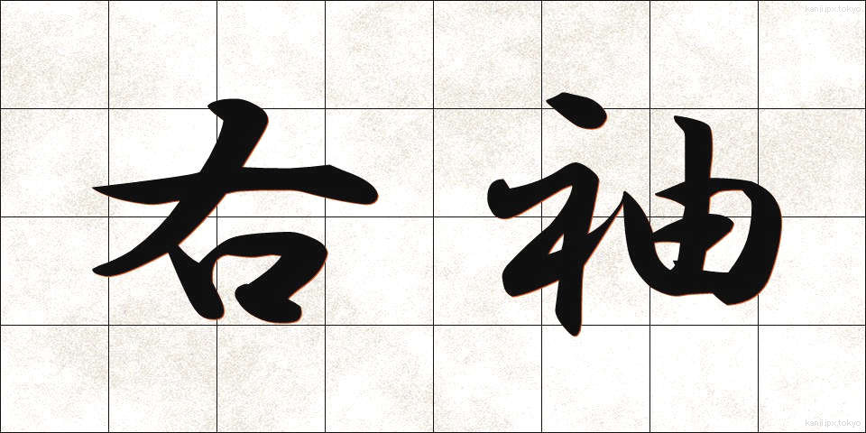 右袖 (うそで)