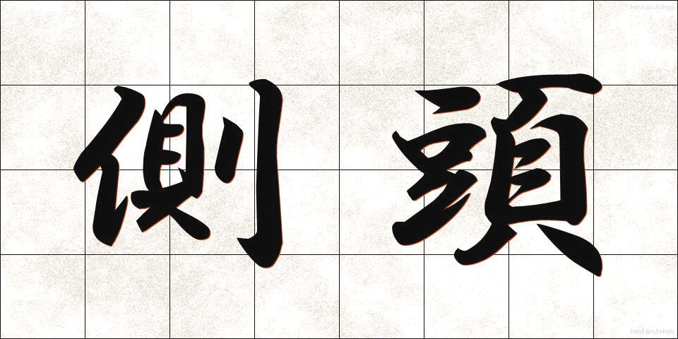 側頭 (そくとう)