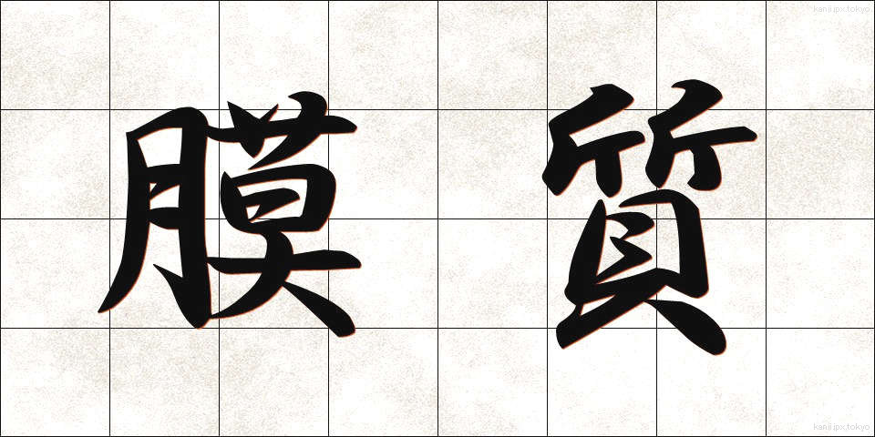 膜質 (まくしつ)