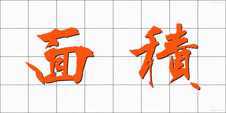 面積 (めんせき)
