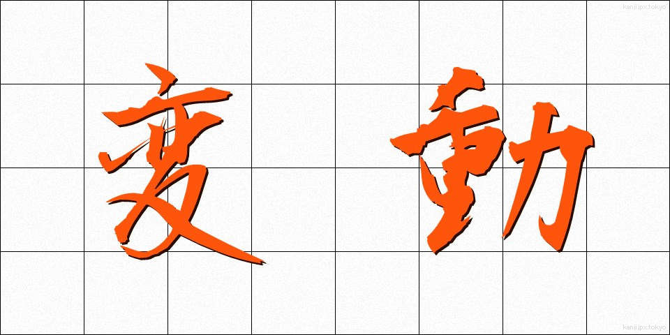 変動 (へんどう)