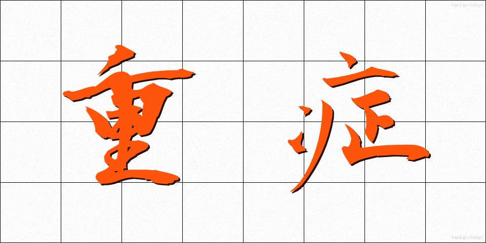 重症 (じゅうしょう)