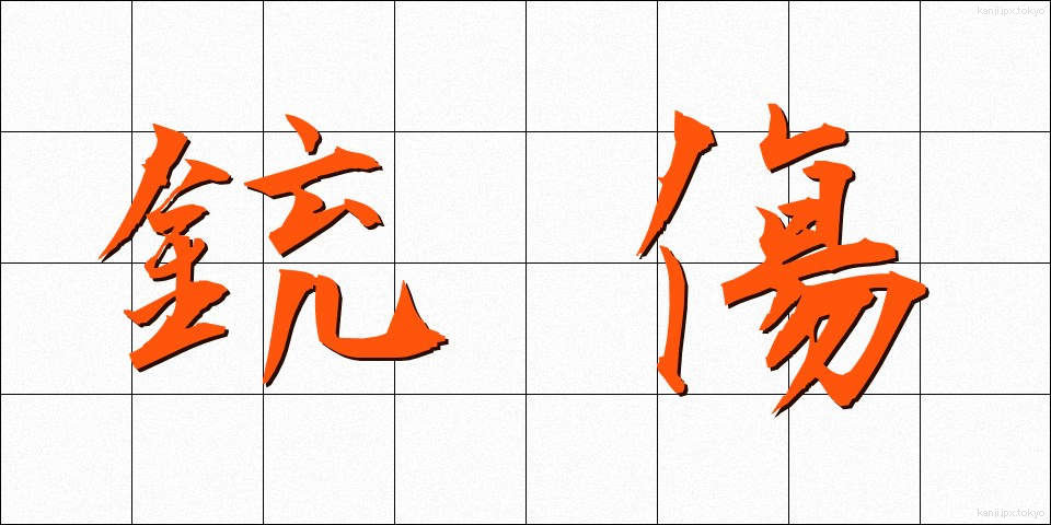 銃傷 (じゅうしょう)