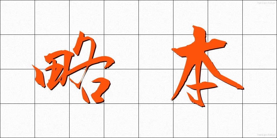 略本 (りゃくほん)
