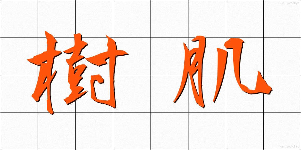 樹肌 (じゅはだ)