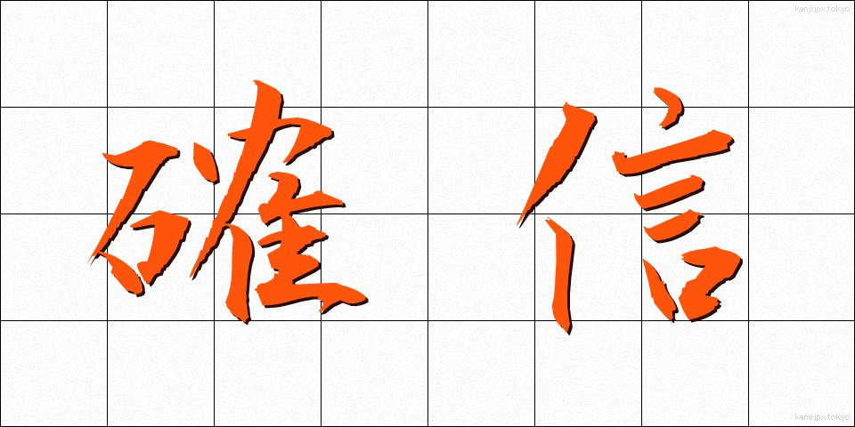 確信 (かくしん)