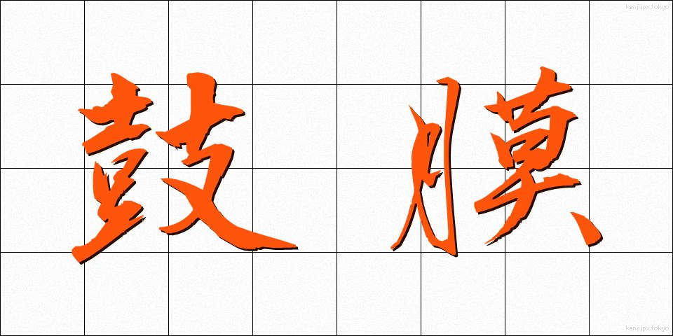 鼓膜 (こまく)