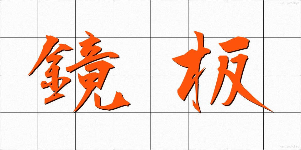 鏡板 (きょうばん)