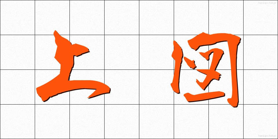 上図 (じょうず)