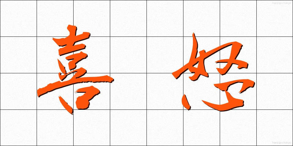 喜怒 (きど)